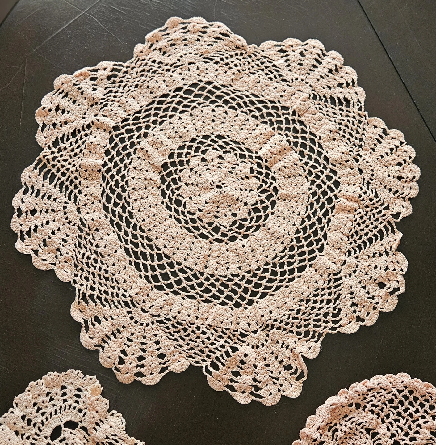Hand-Crocheted Doilies Set (3 pieces) - photo 2