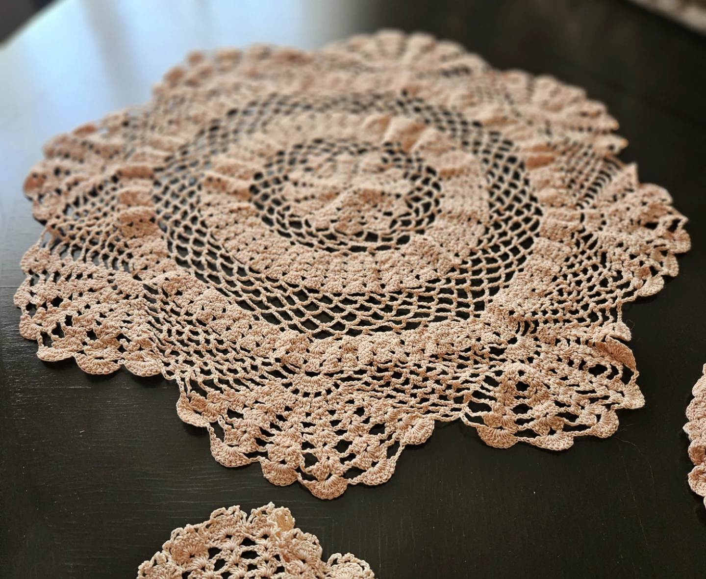 Hand-Crocheted Doilies Set (3 pieces) - photo 3