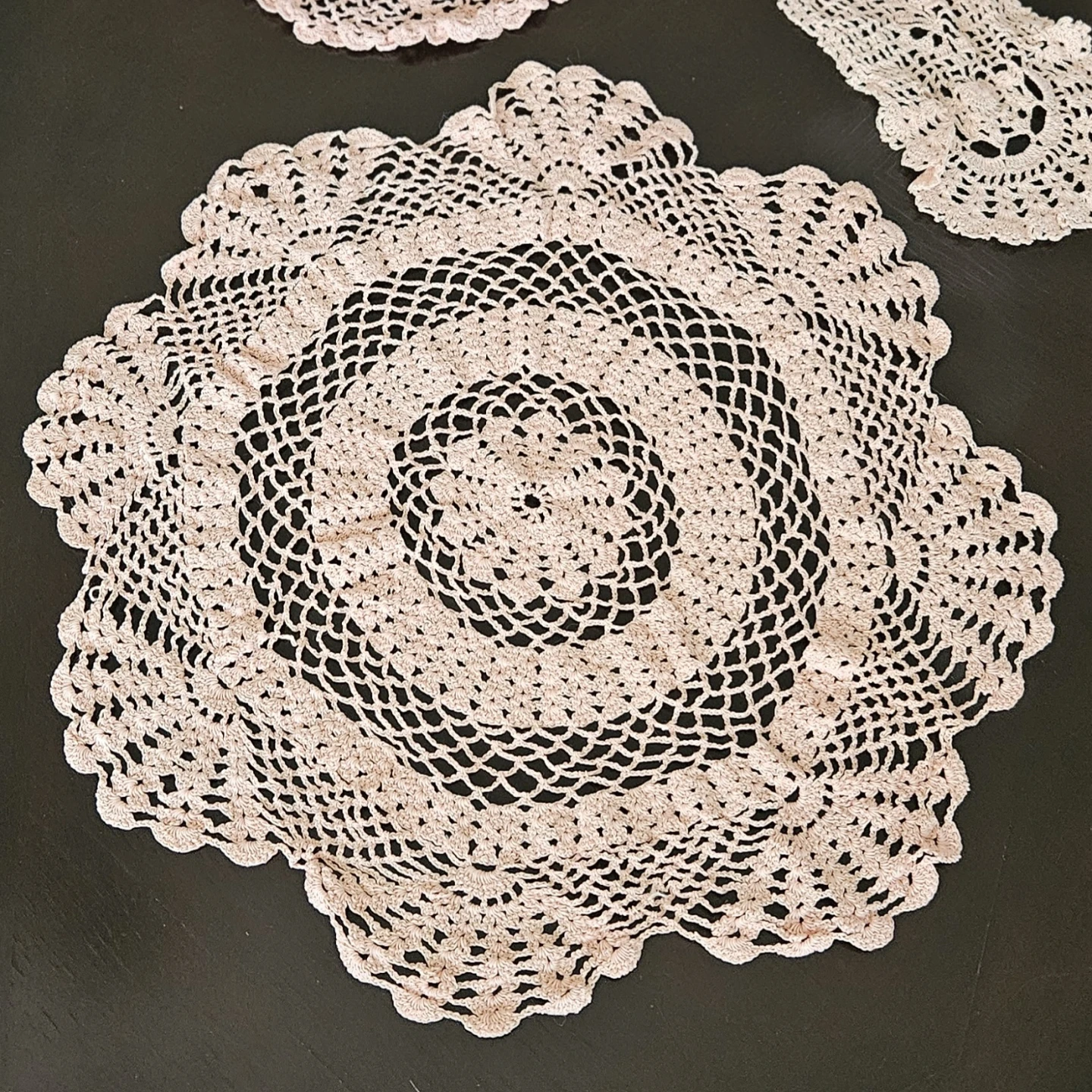 Hand-Crocheted Doilies Set (3 pieces) - photo 4