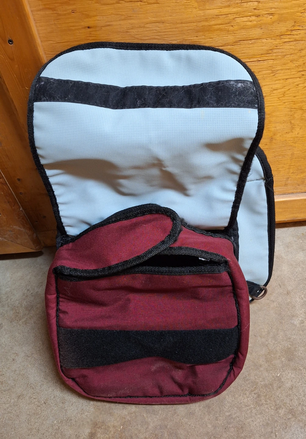 Maroon Saddle Bags (Kit Cat Club rescue) - photo 2