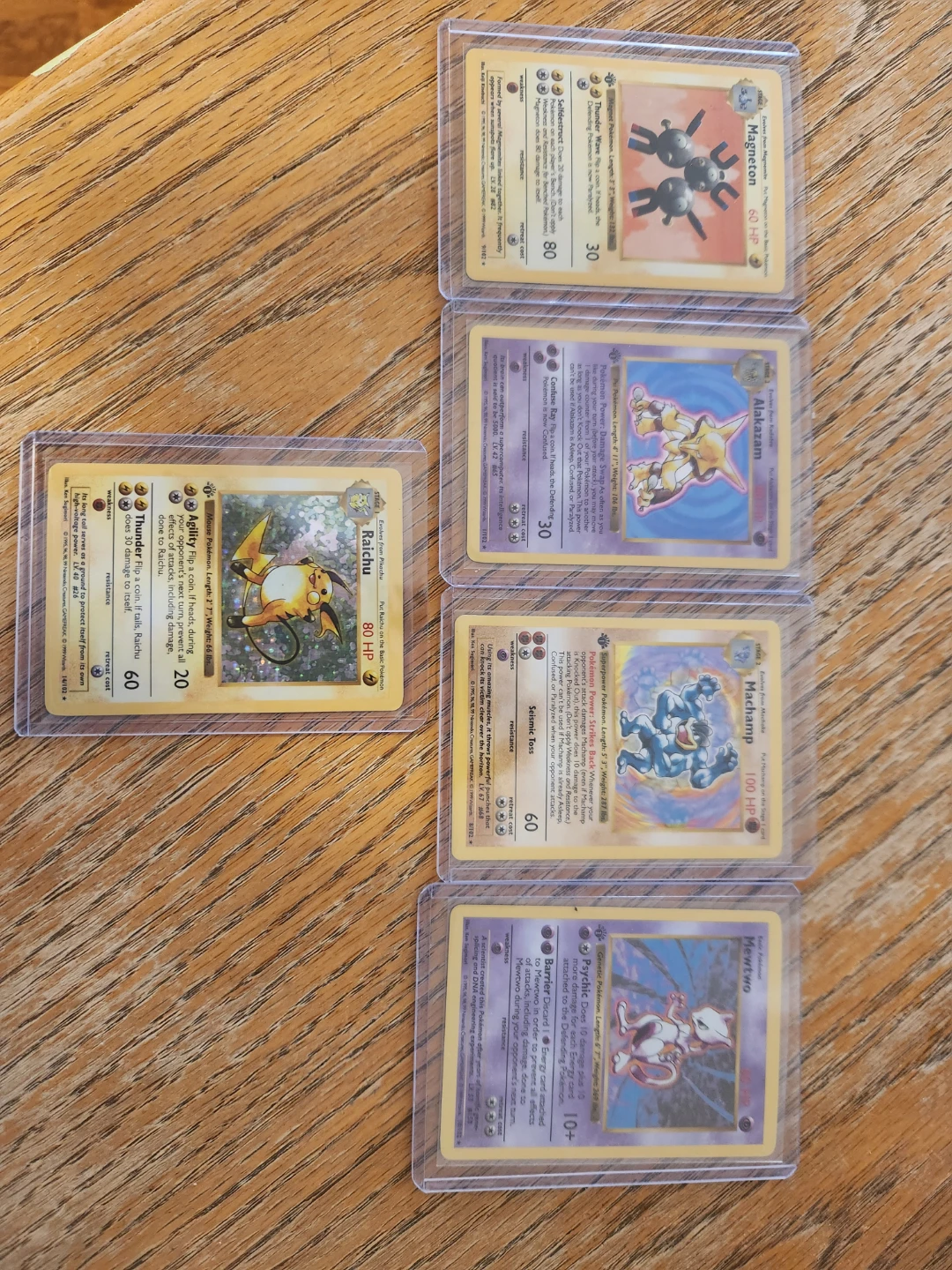 Base set 1st edition holos