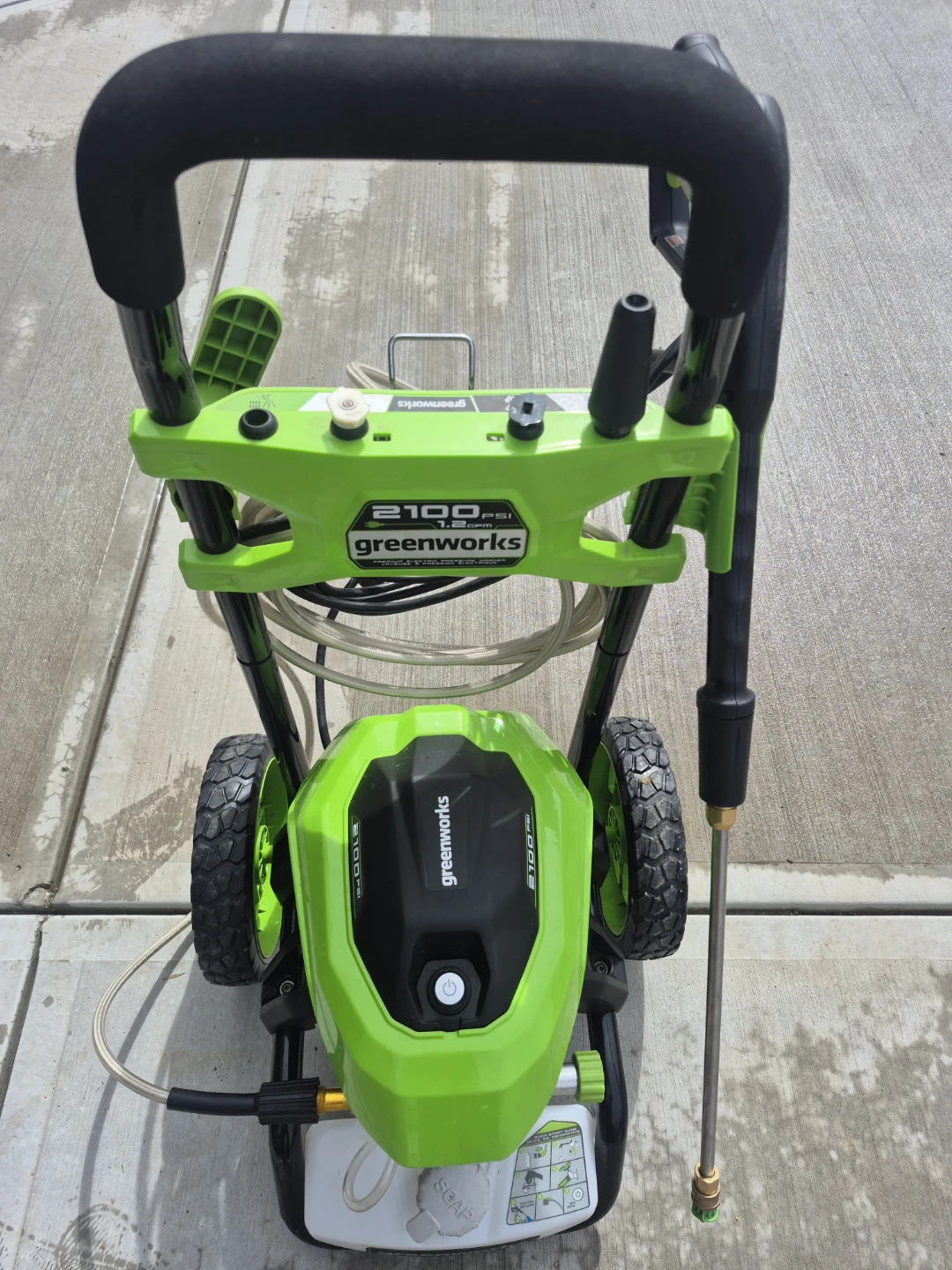 Greenworks 2100 PSI Electric Pressure Washer