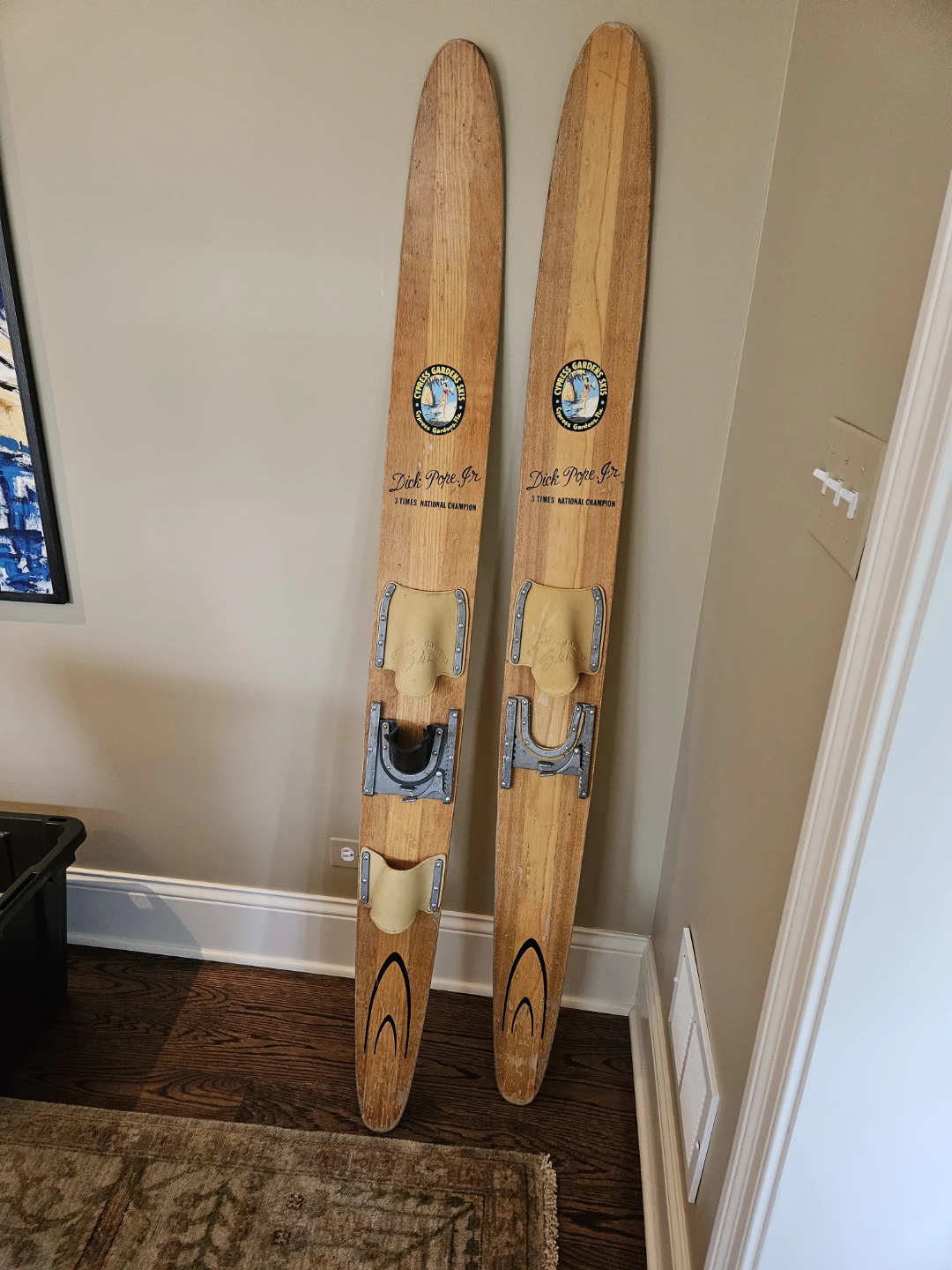 Perfect Lake House Decor! Wood  Water Skis