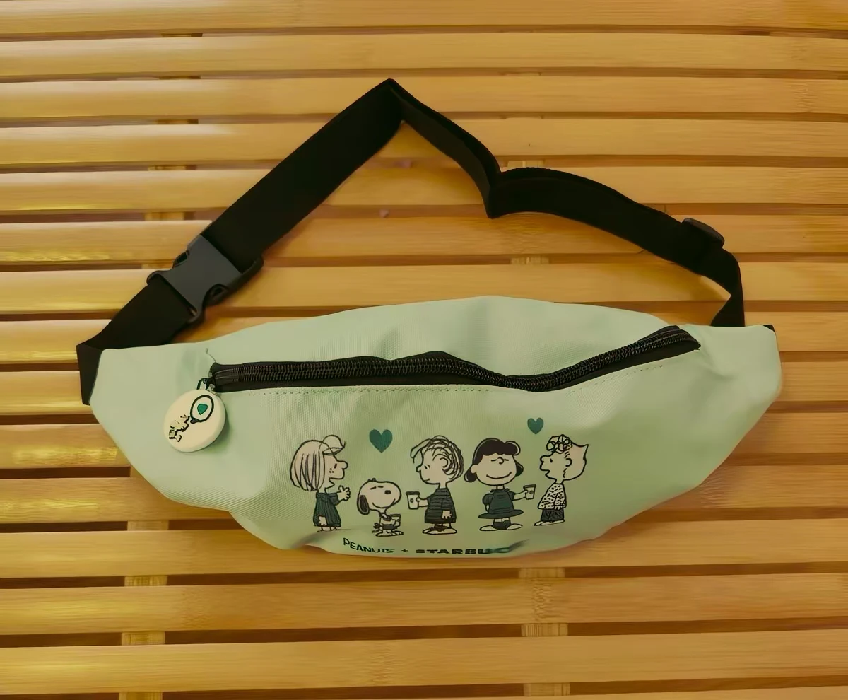New Peanuts + Starbucks Fanny Pack - Light Green