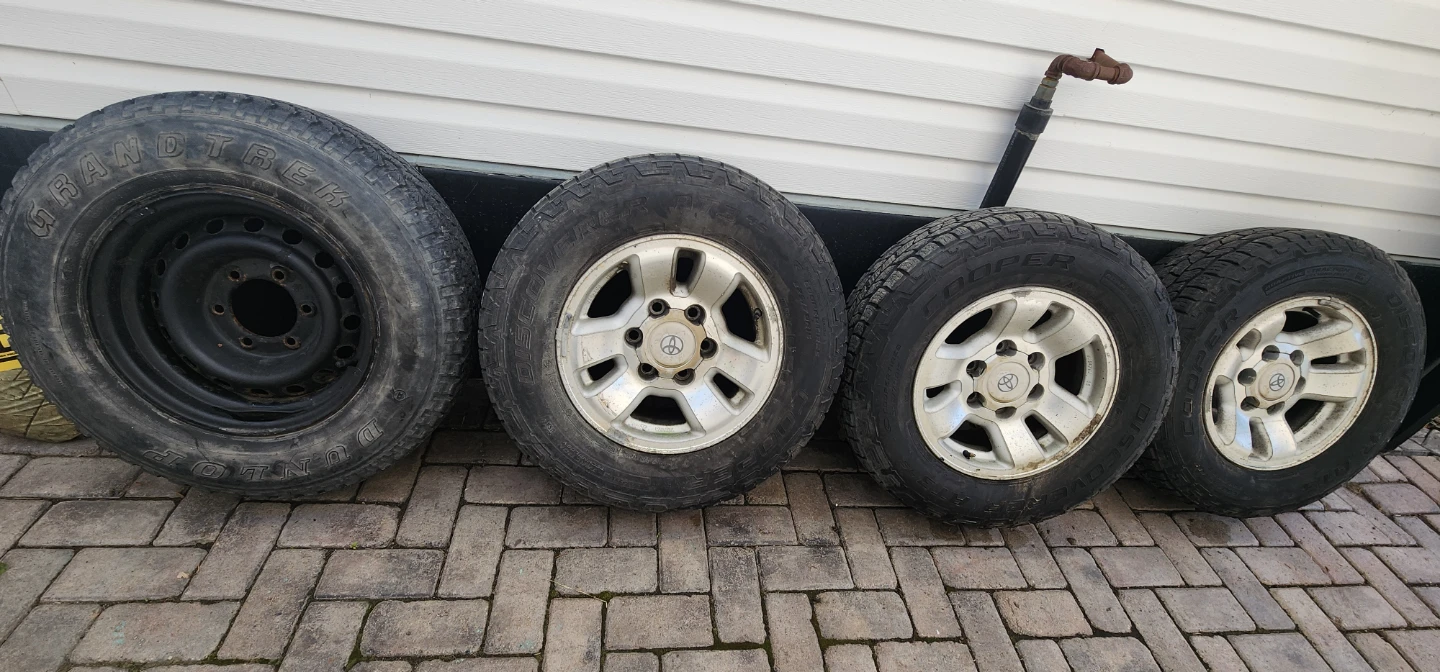 Set of 4 Toyota GrandTrek Tires with Rims - photo 5