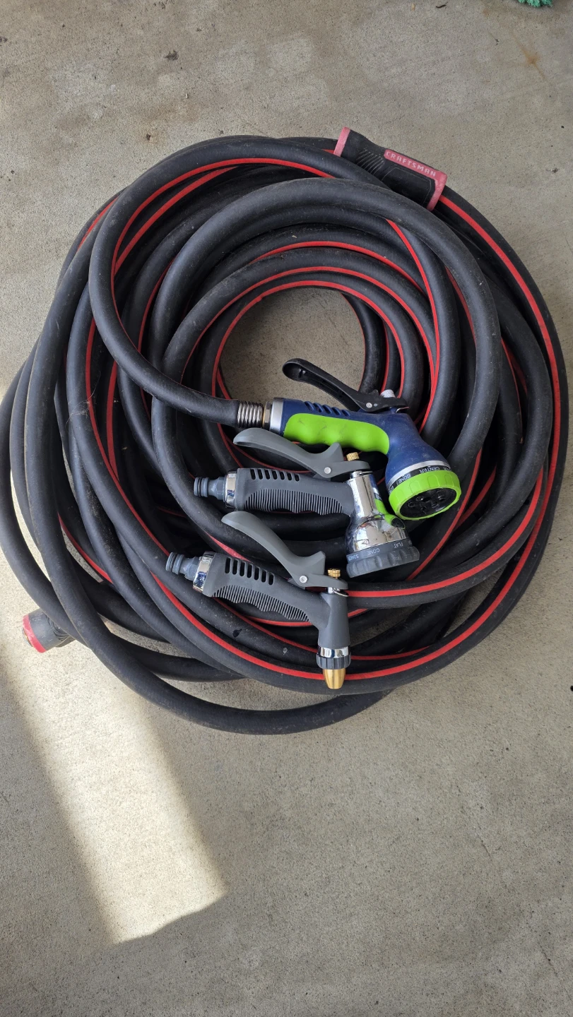 Craftsman Garden Hose with 3 Spray Nozzles