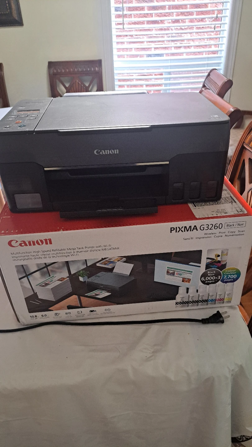 Canon PIXMA G3260 All-in-One Printer with Ink