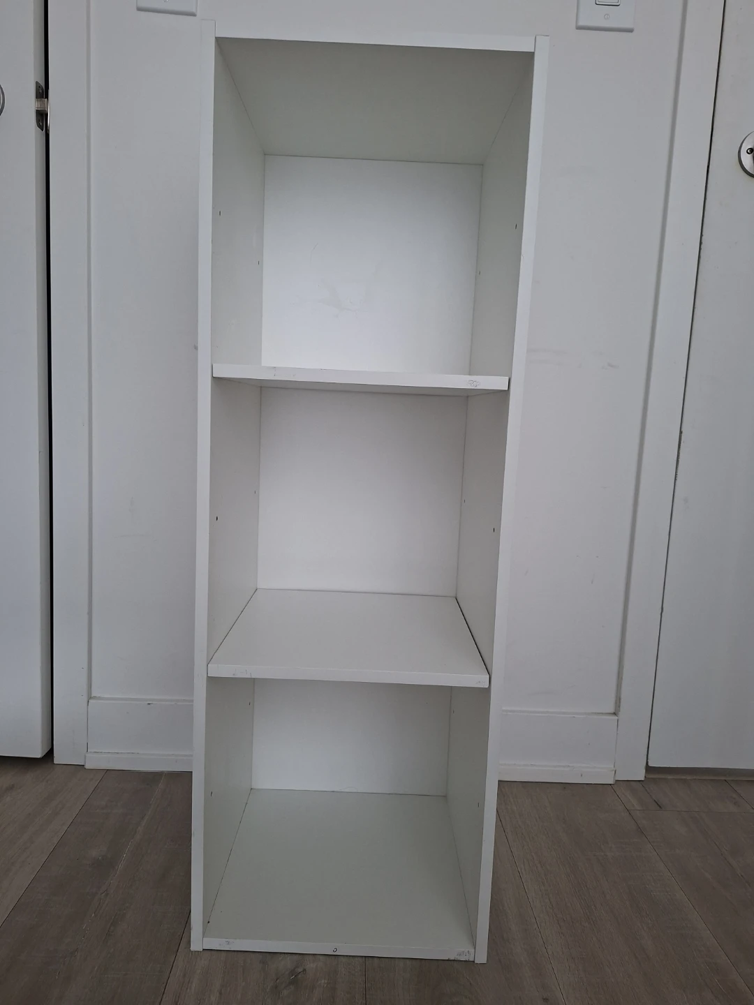 White 3-shelf Cube Storage Unit
