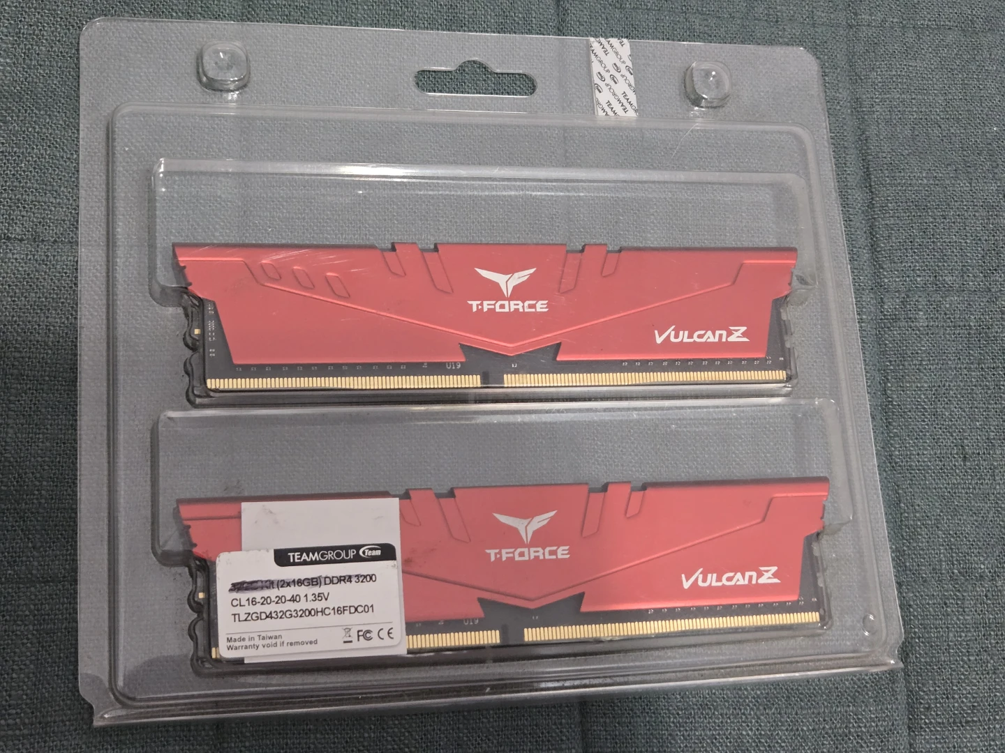Teamgroup T-Force Vulcan Z DDR4 RAM
