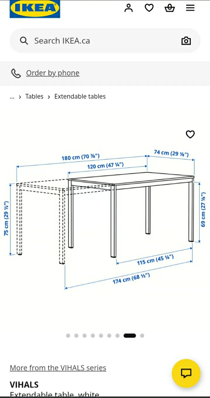 IKEA VIHALS Extendable Table and Chairs Set - photo 5