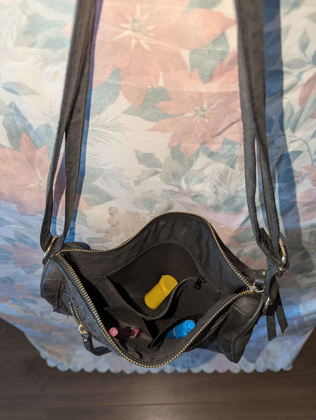 Dark Grey Crossbody Purse - photo 2