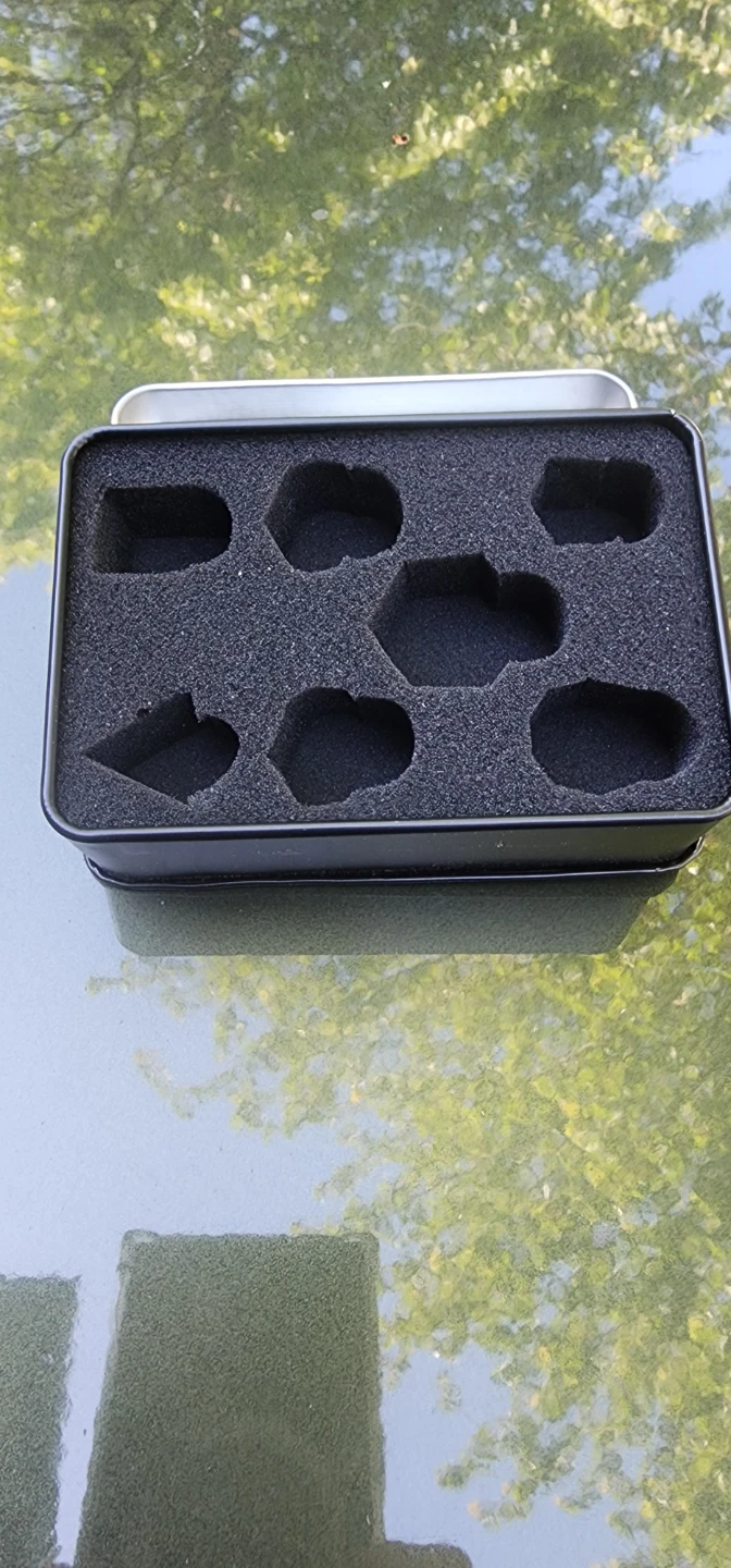 Black tin box with foam inserts - photo 4