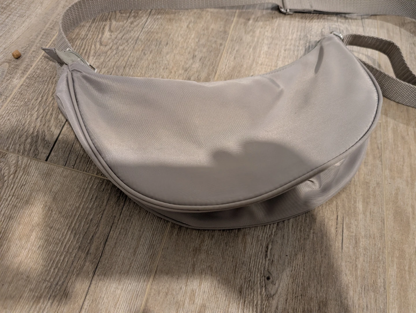 Grey Crescent Shoulder Bag - photo 2