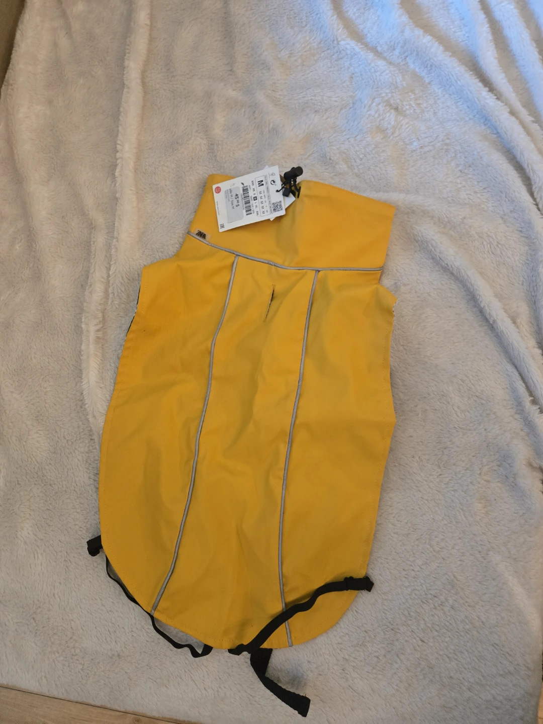 Zara Yellow Dog Raincoat - Size M