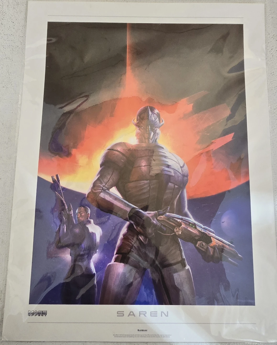Mass Effect 2 "Garrus" & "Saren" Art Prints - photo 2