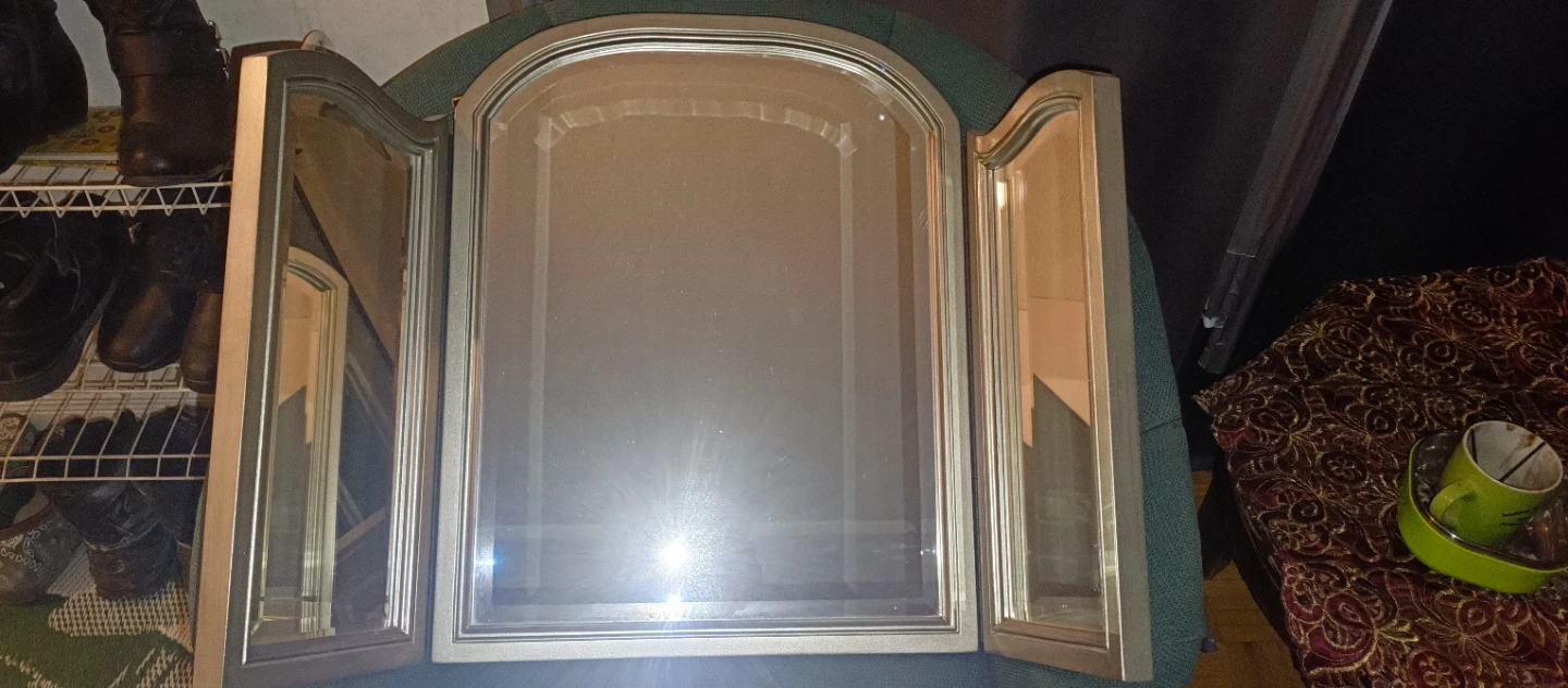 Triptych Vanity Mirror