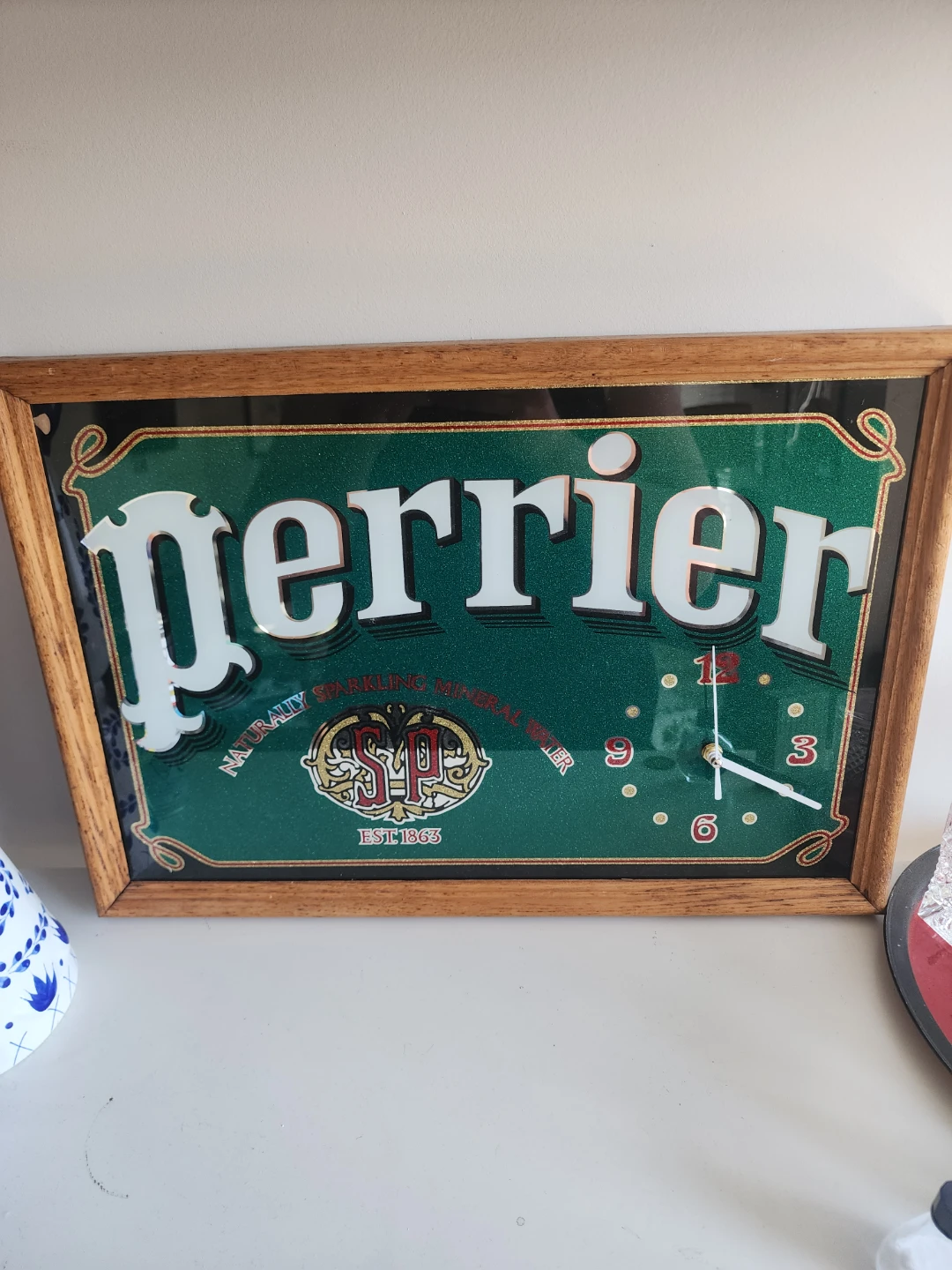 Perrier Sparkling Water Clock