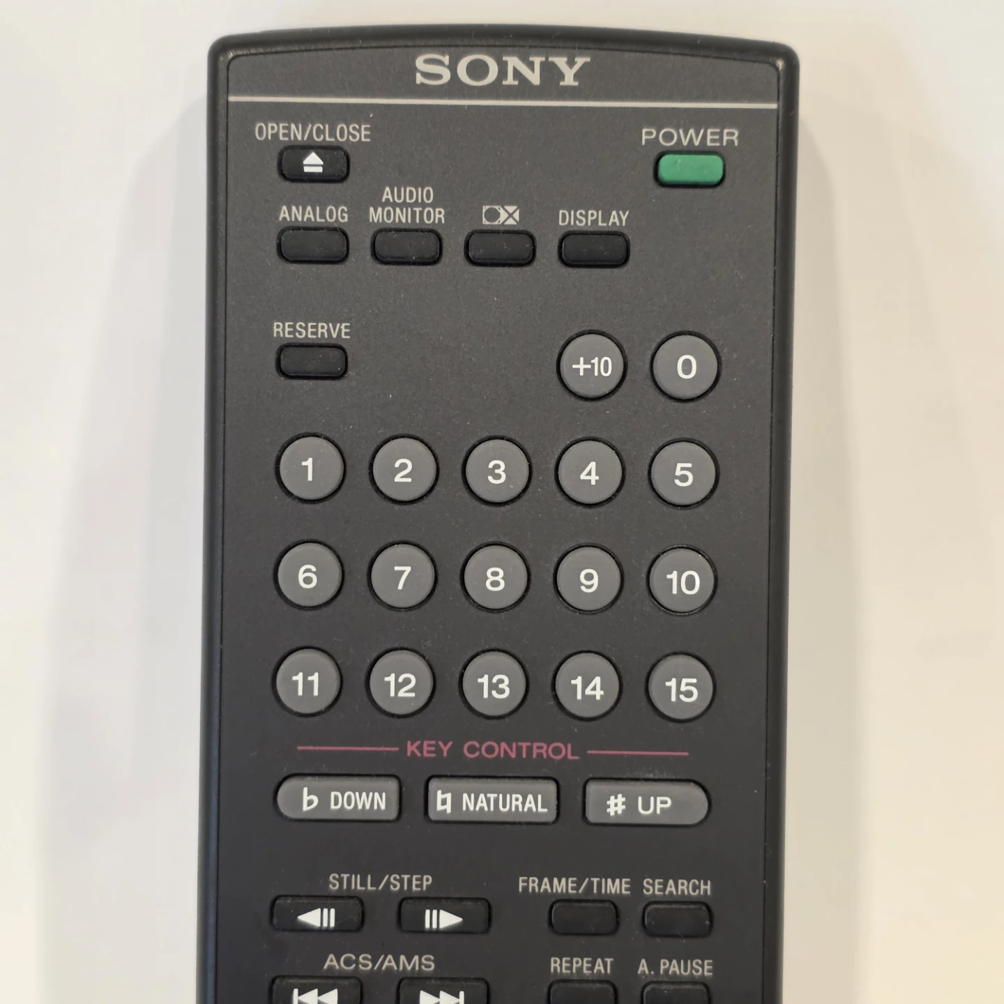 Sony RMT-M13A remote control CD LaserDisc player original Used - photo 4