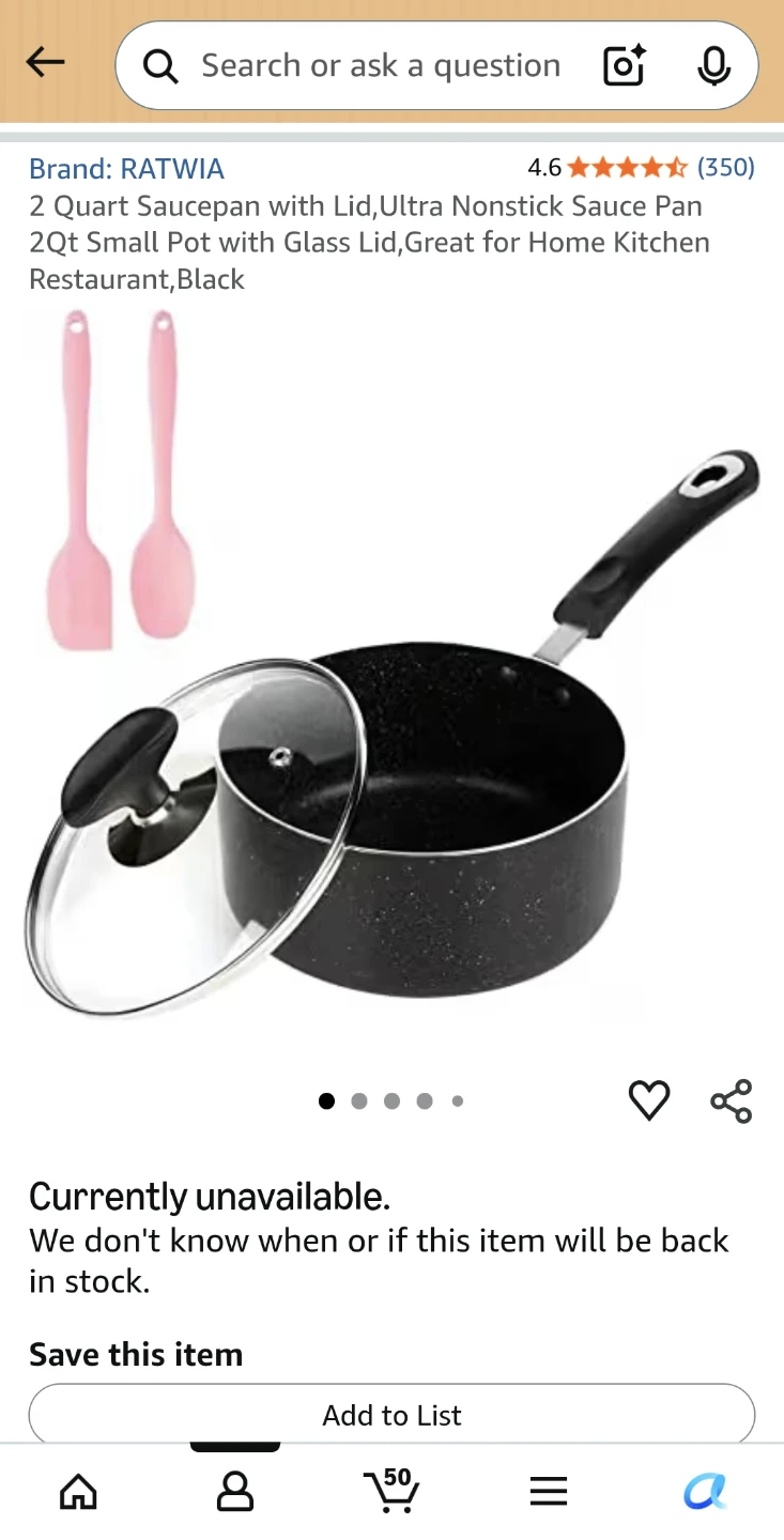Kitchen Set - Pot, Pan & Silicone Utensils