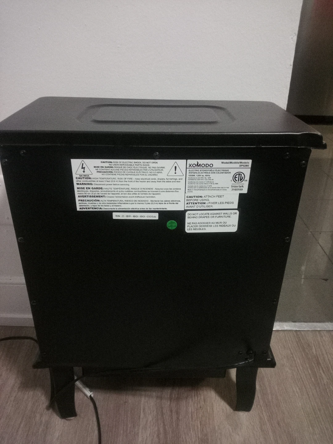 KOMODO Electric Stove SP5295 - photo 4