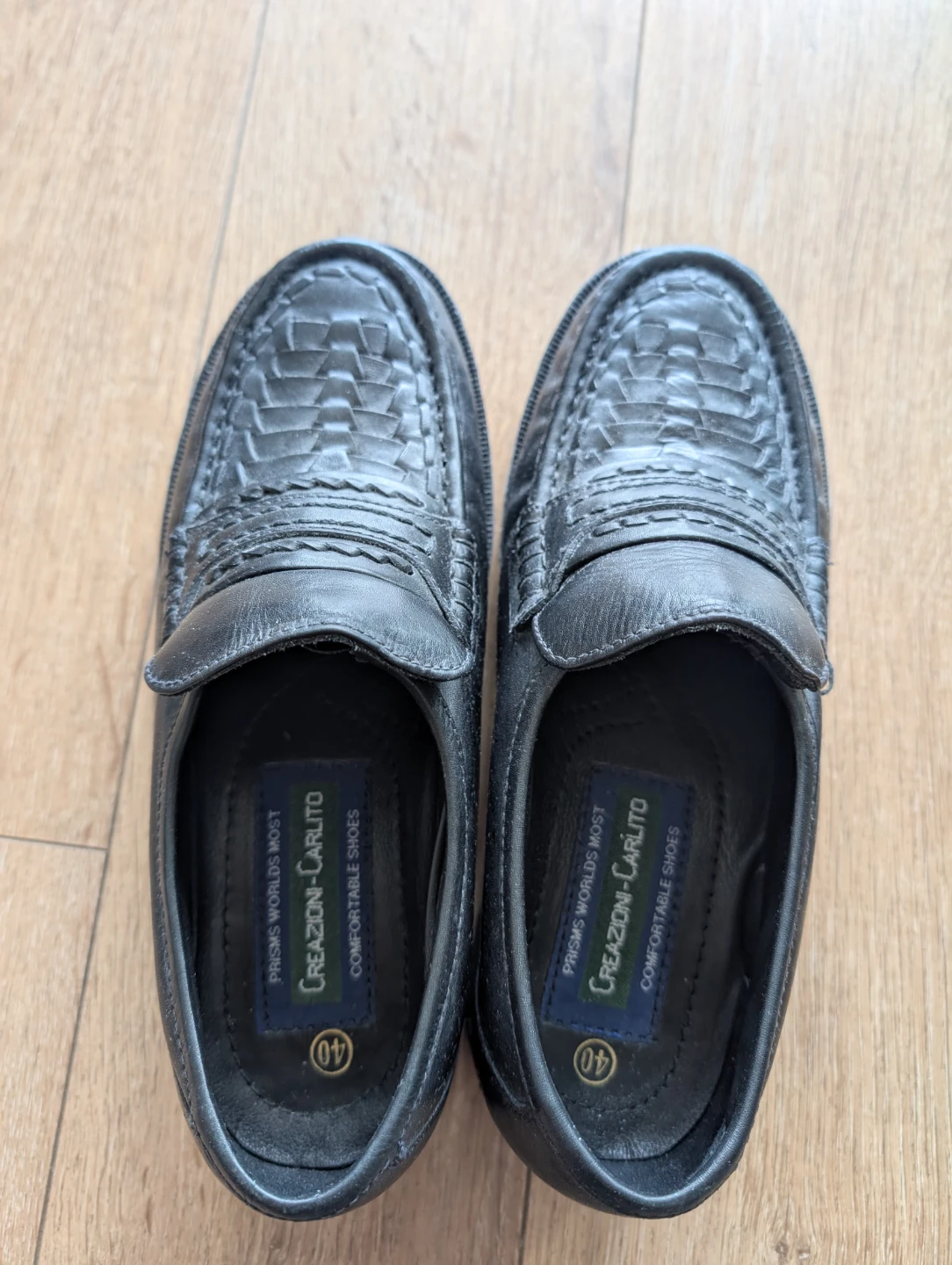 Creazioni-Carlito Black Loafers Size 40