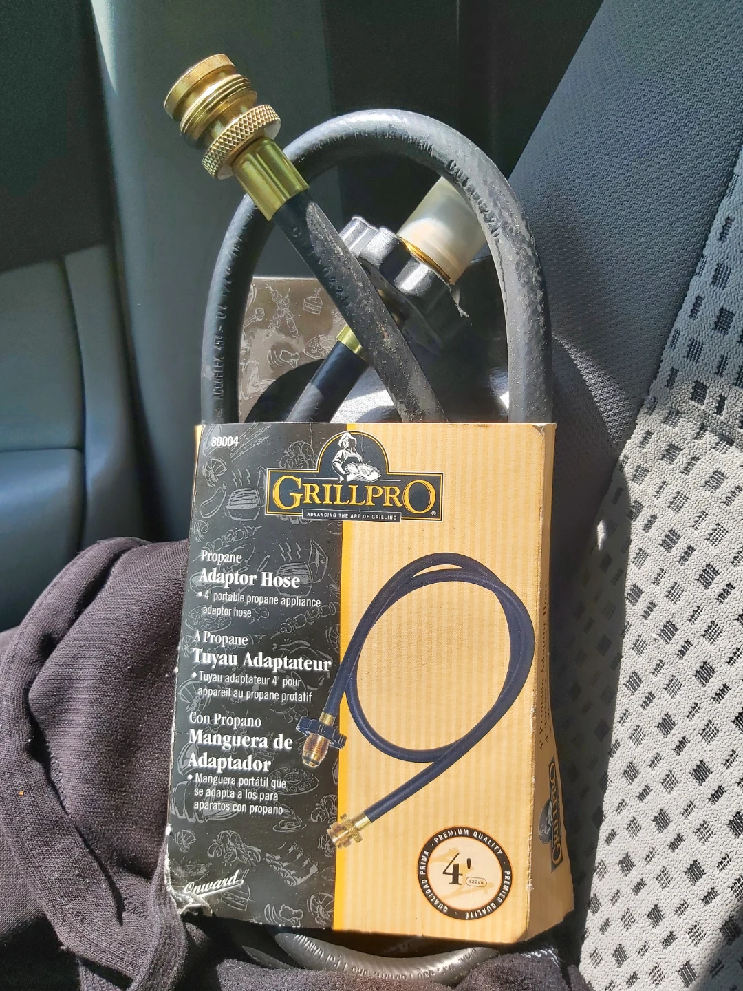 GrillPro Propane Adaptor Hose 4' for Portable Appliances