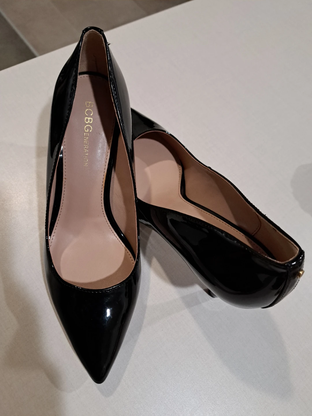 BCBGeneration Black Patent Stiletto Heels - photo 2