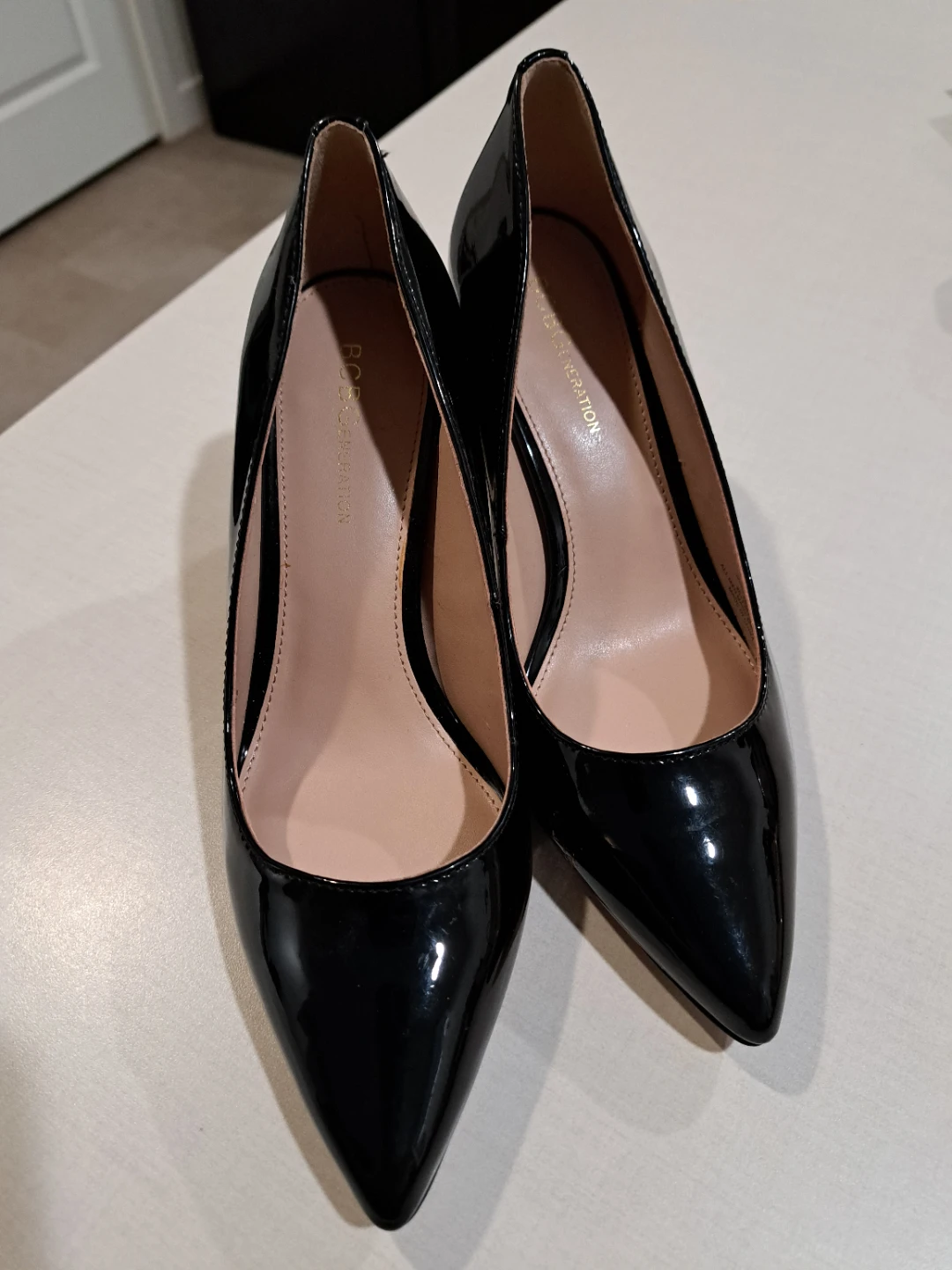 BCBGeneration Black Patent Stiletto Heels - photo 3
