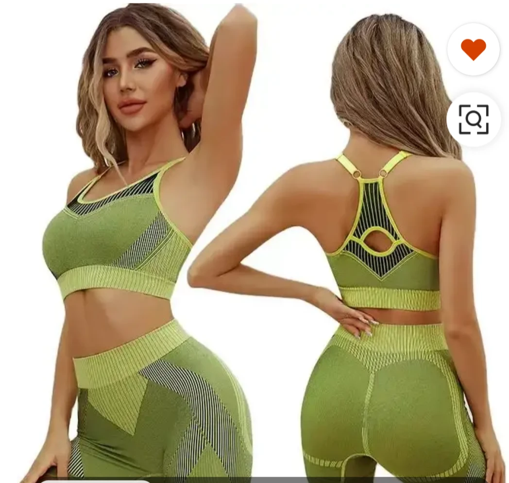 Seamless Sports Bra and Shorts Set