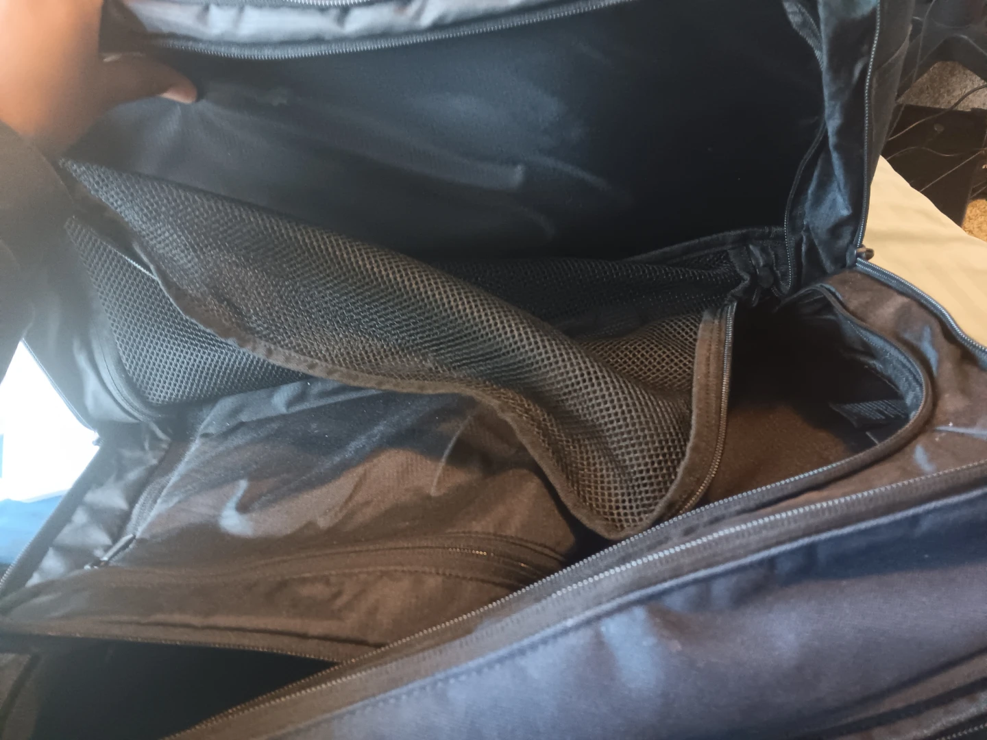 Dark Blue Duffle Bag with Shoulder Strap - photo 2