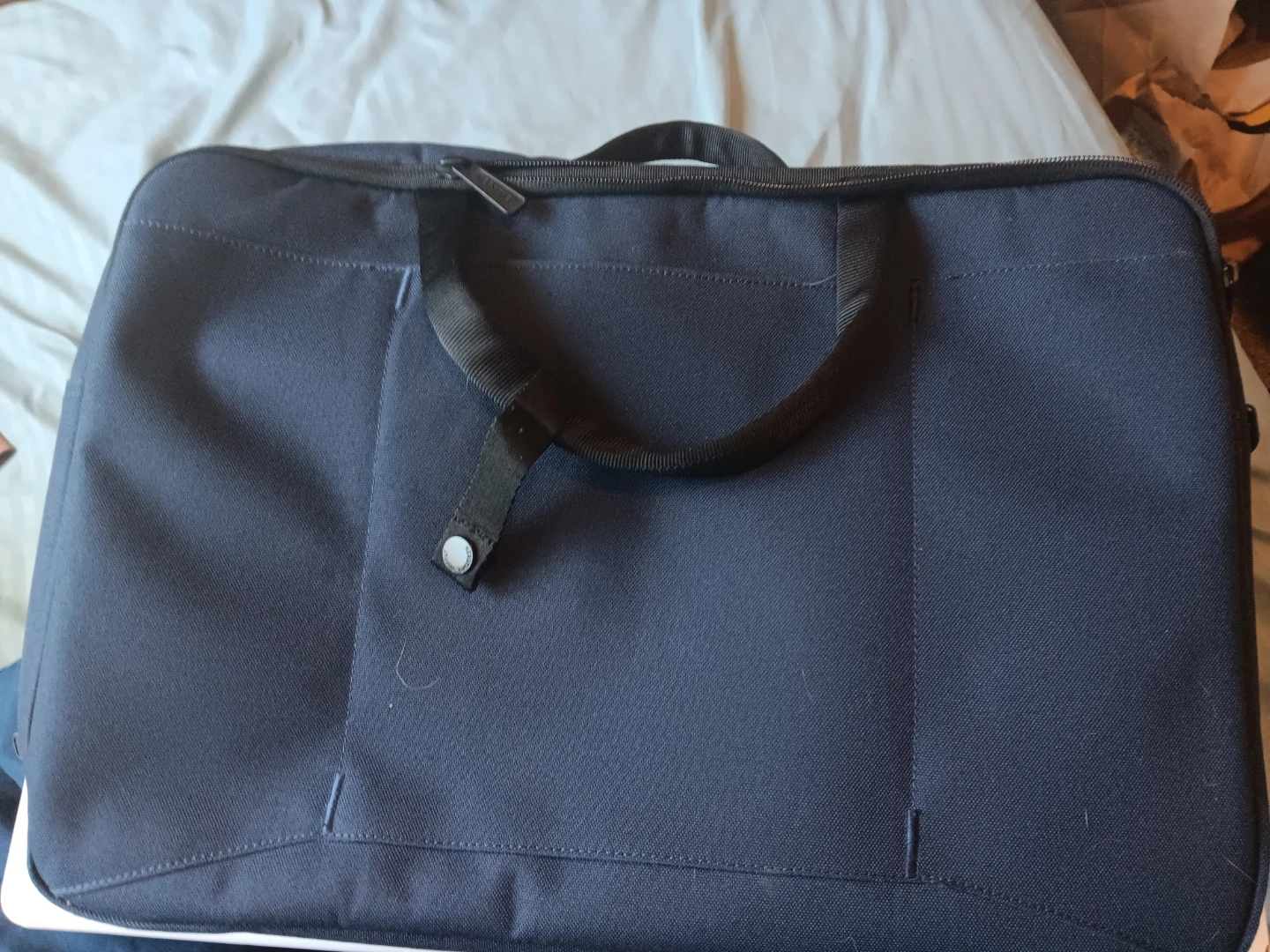Dark Blue Duffle Bag with Shoulder Strap - photo 3