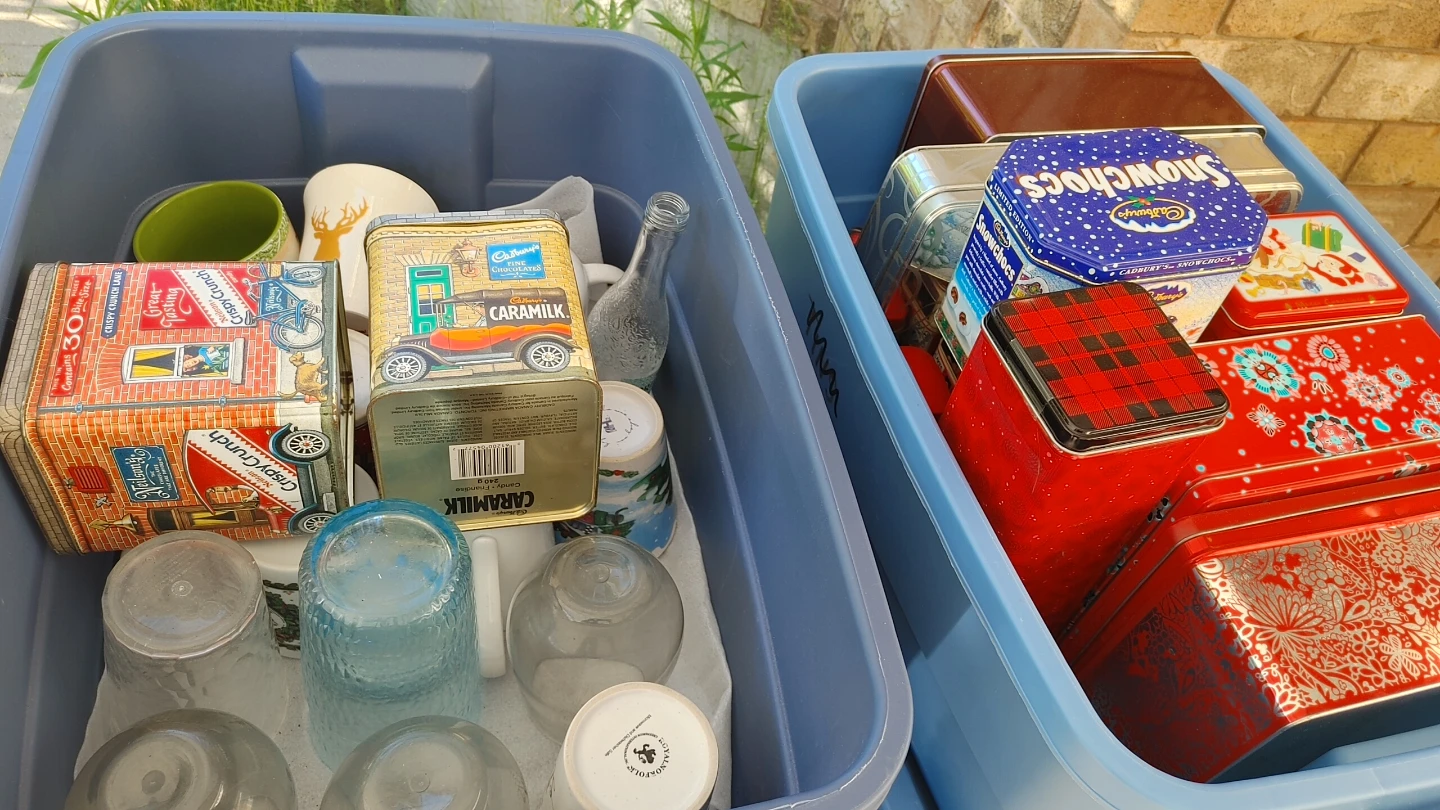 Assorted Collectible Tins and Decorative Items - photo 2