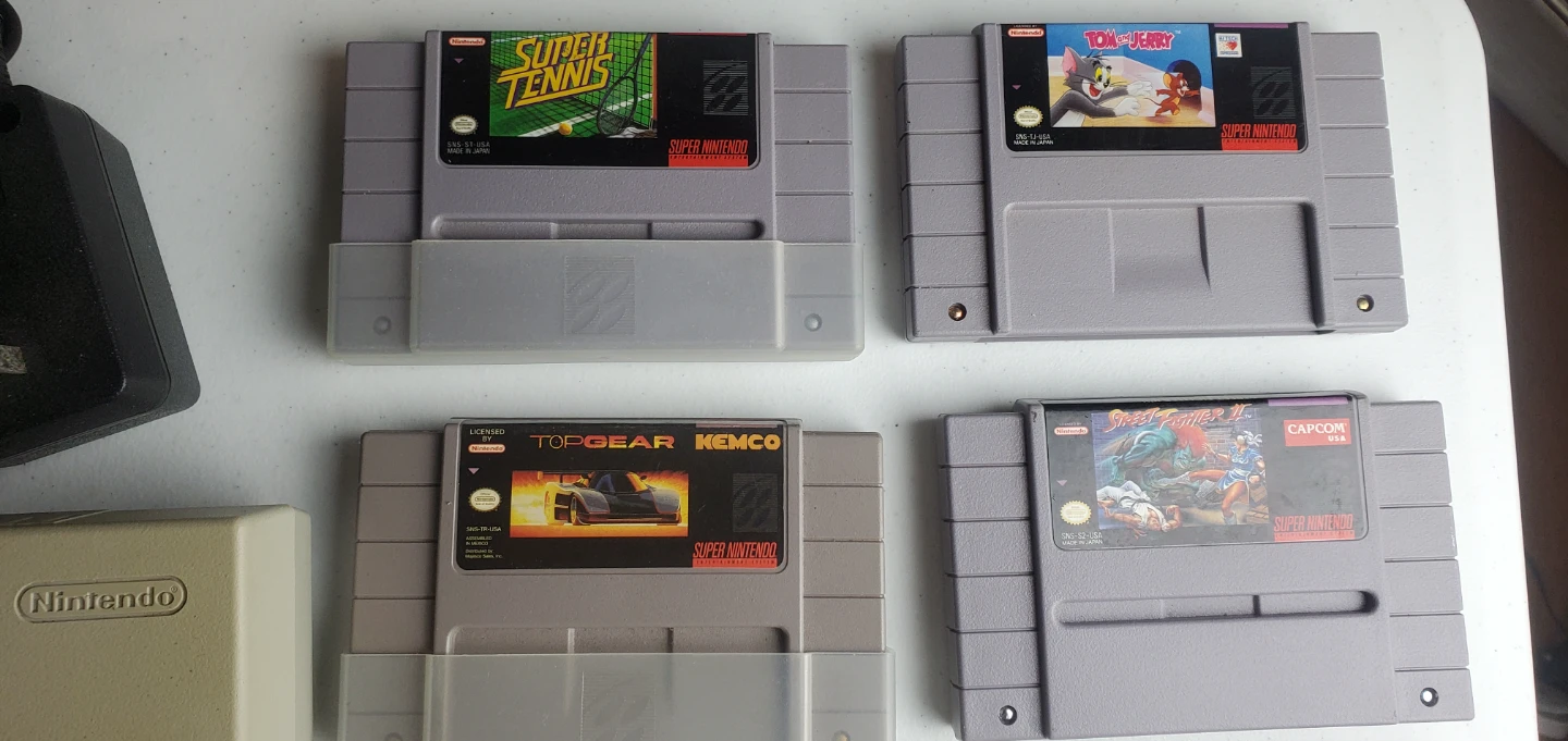 Super Nintendo Console with Games and Controllers - photo 4