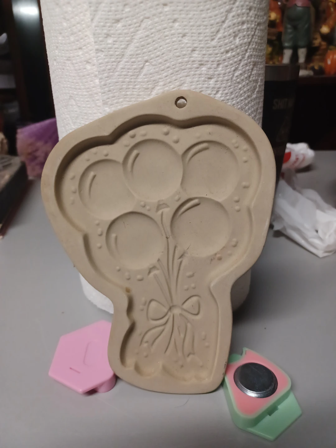Set of 6 Pampered Chef Clay Cookie Molds - photo 3