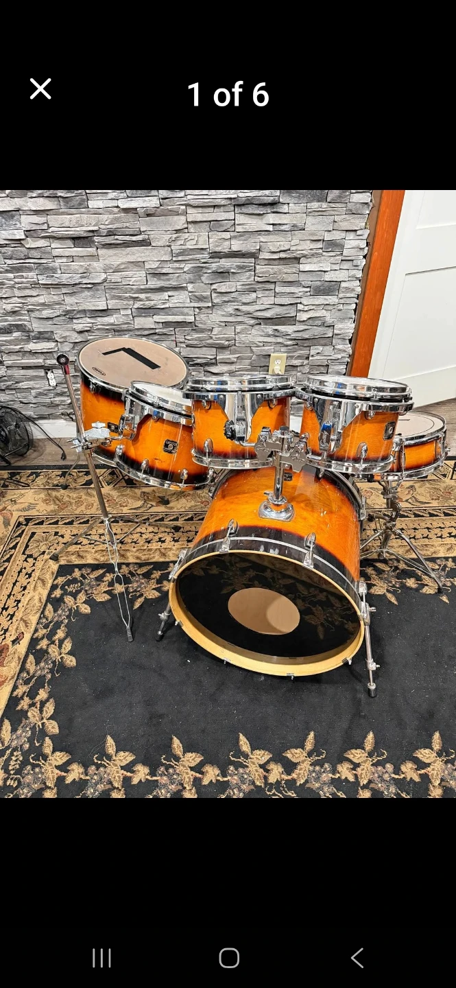 Gretsch Catalina maple  Drum Set - Orange Burst