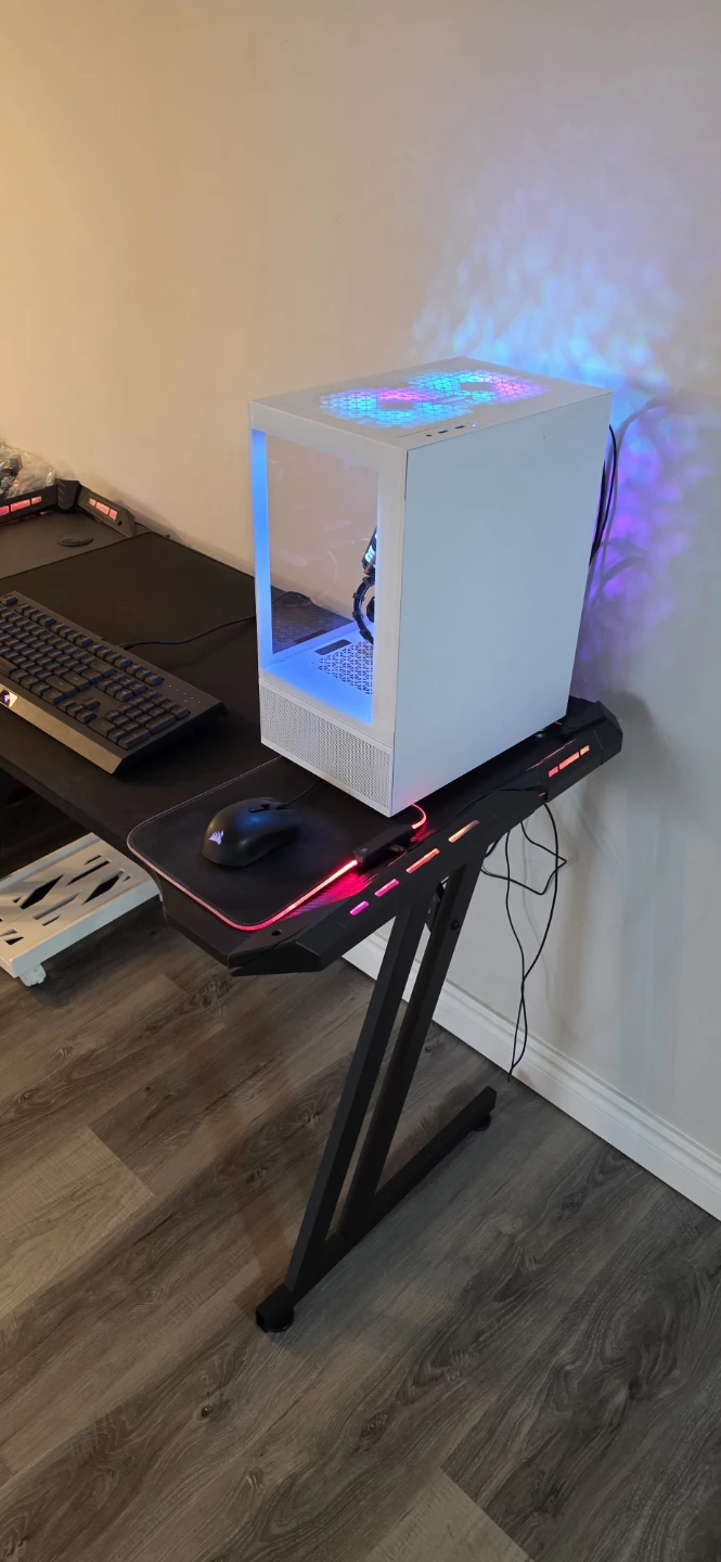 White ATX Gaming PC Tower