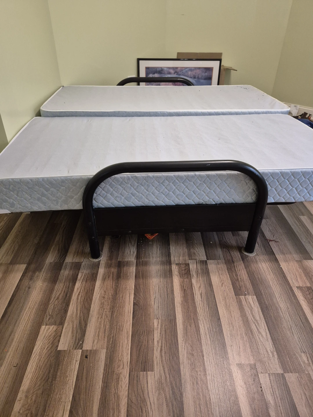 Sturdy metal futon -  can be used for sofa or bed