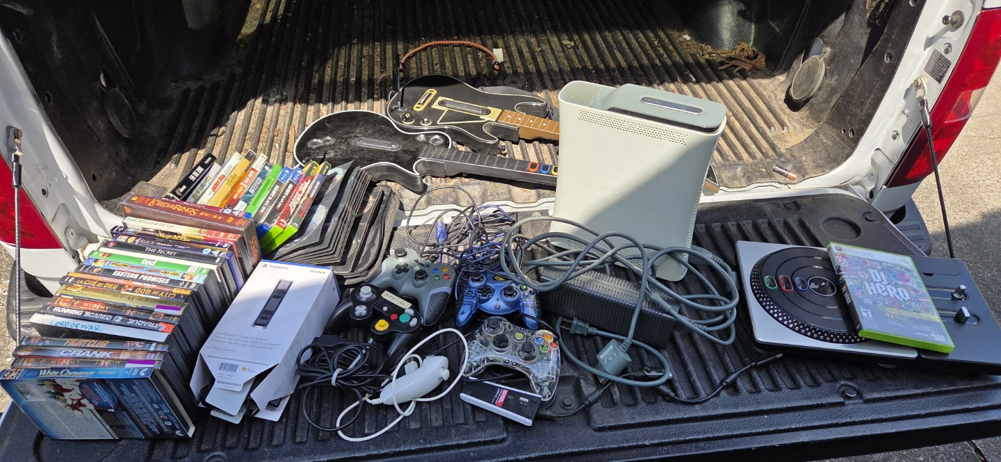 mixed xbox ps4 ps5 wii and movies lot for sale
