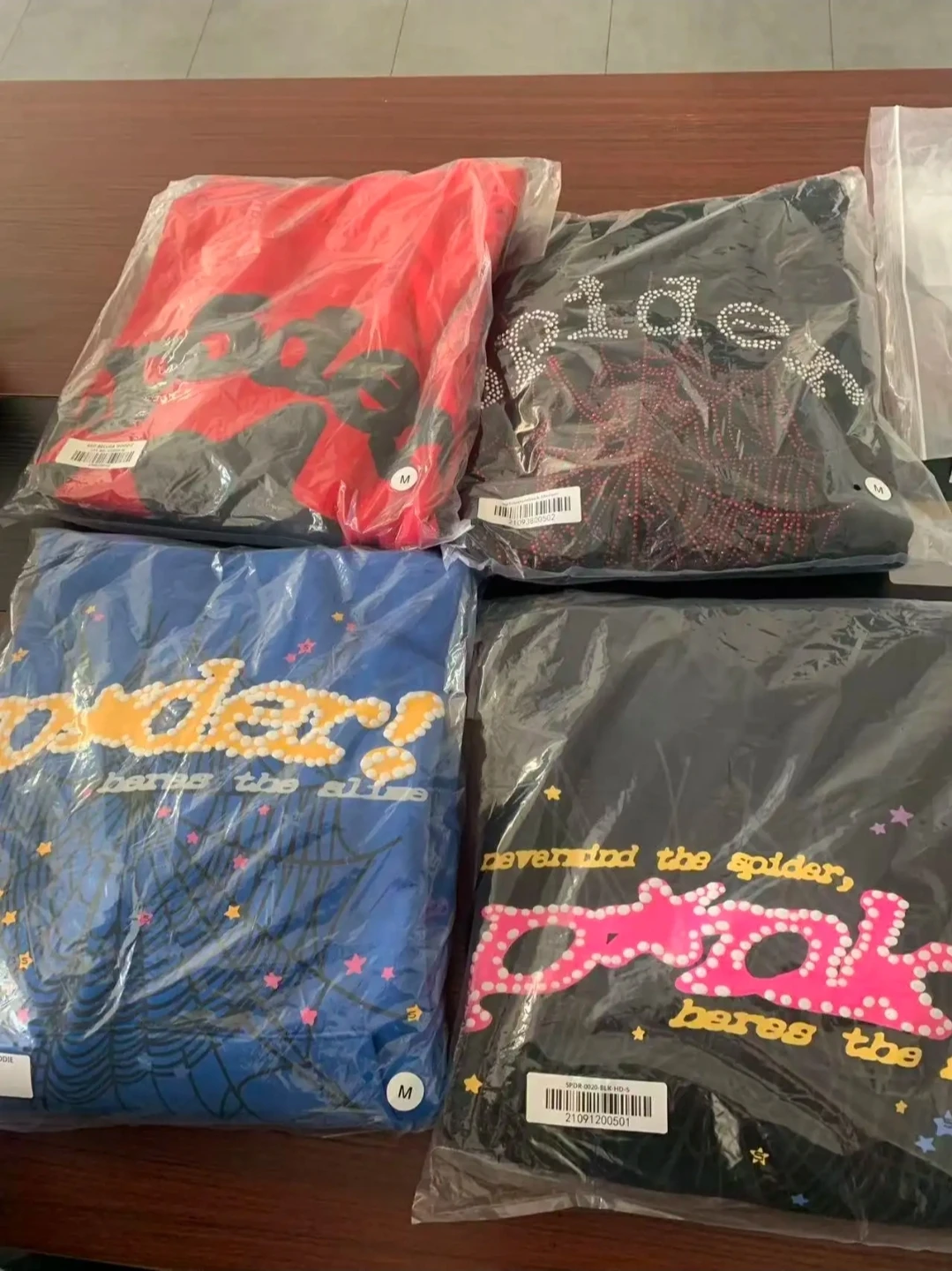 Sp5der hoodies - $65 each
