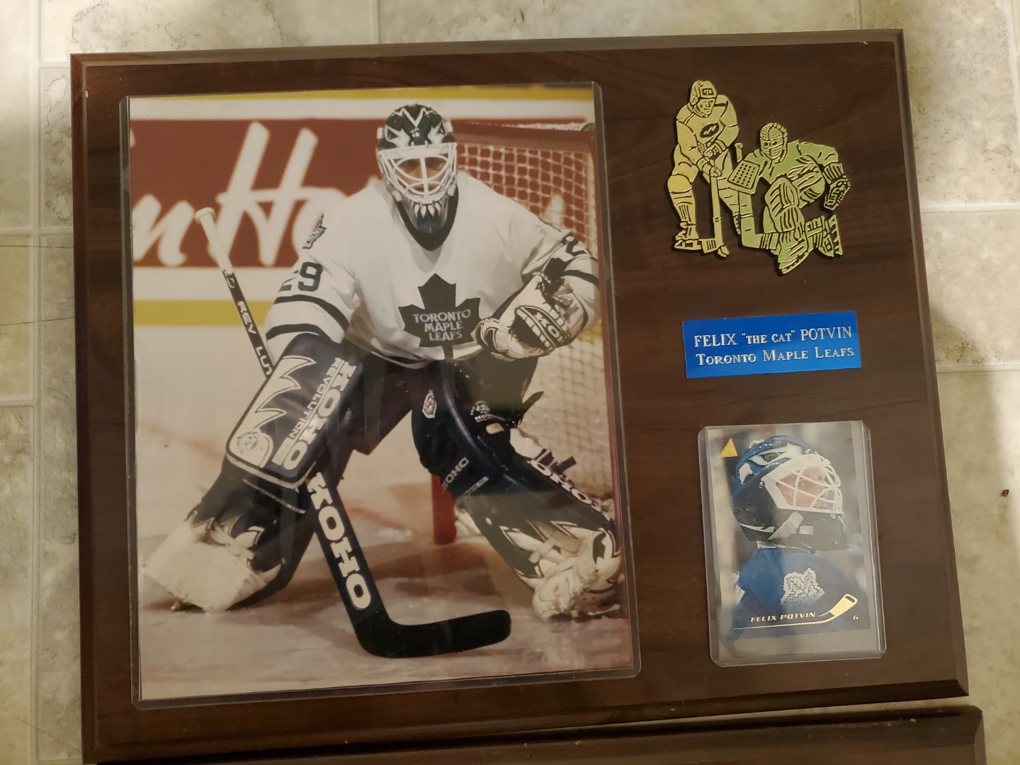Toronto Maple Leafs Display Plaque: Mats Sundin & Felix Potvin - photo 3