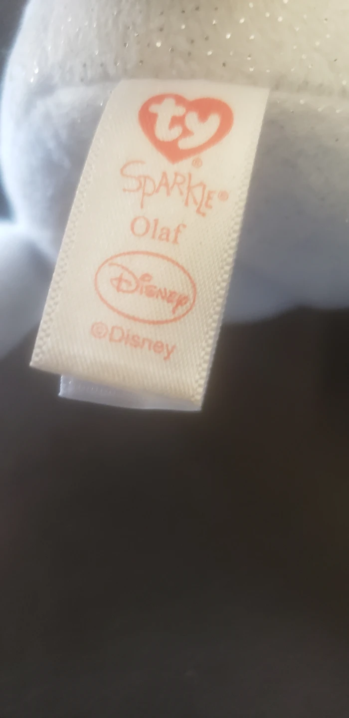 Ty Beanie Babies Sparkle Olaf Plush - photo 5