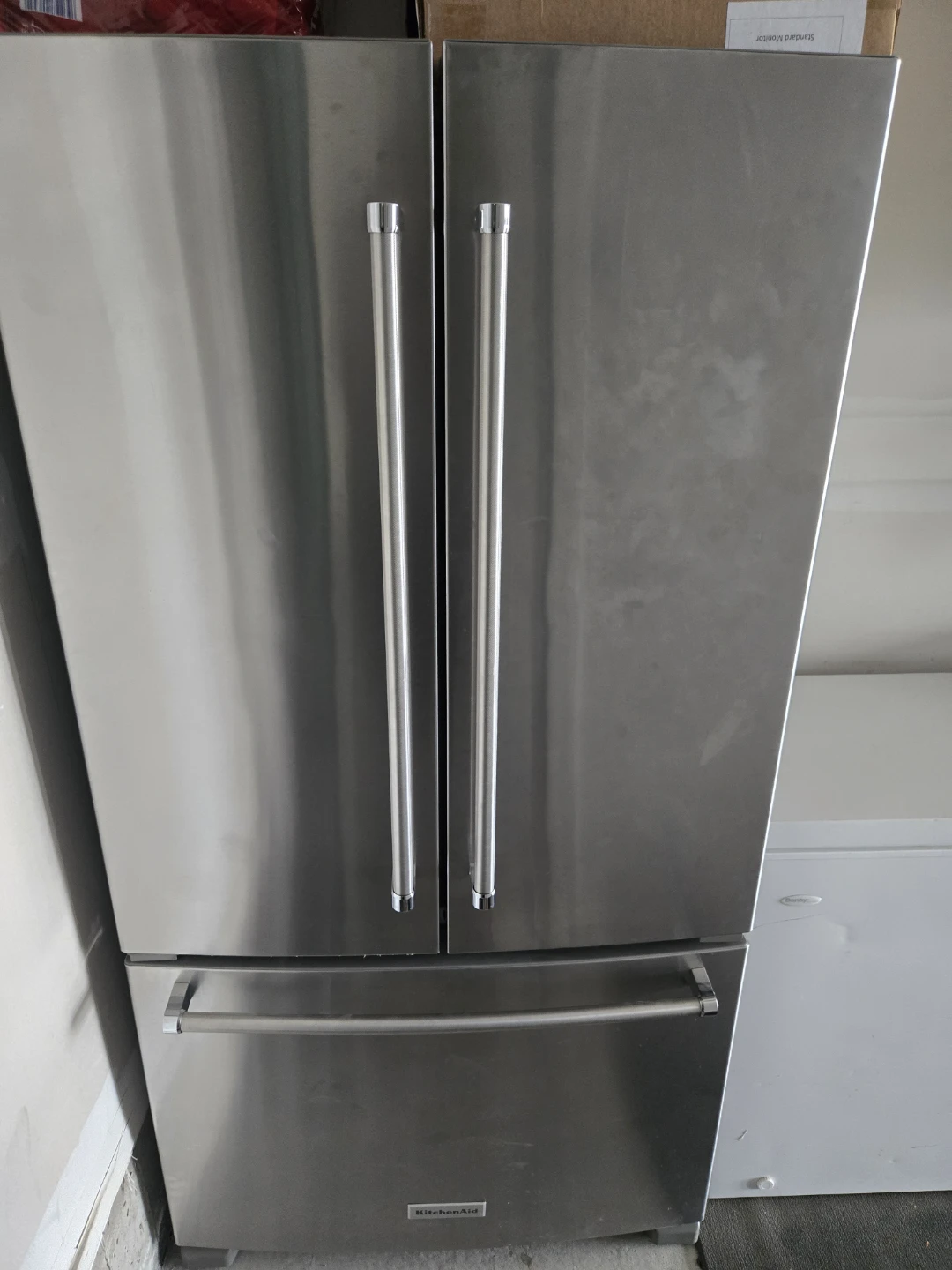 KitchenAid French Door Refrigerator counter debt