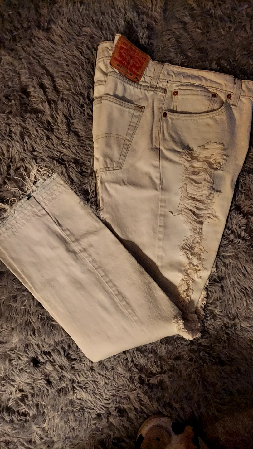 Levi's 511 Slim Fit Jeans - White - W31 L30 - photo 3
