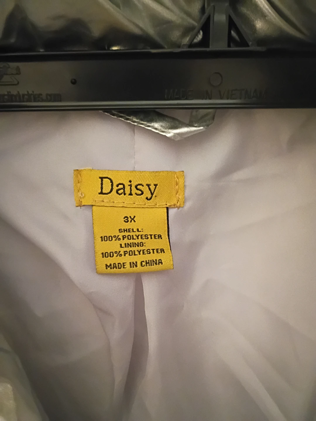 Daisy Puffer Jacket - Silver - Size 3X - photo 2