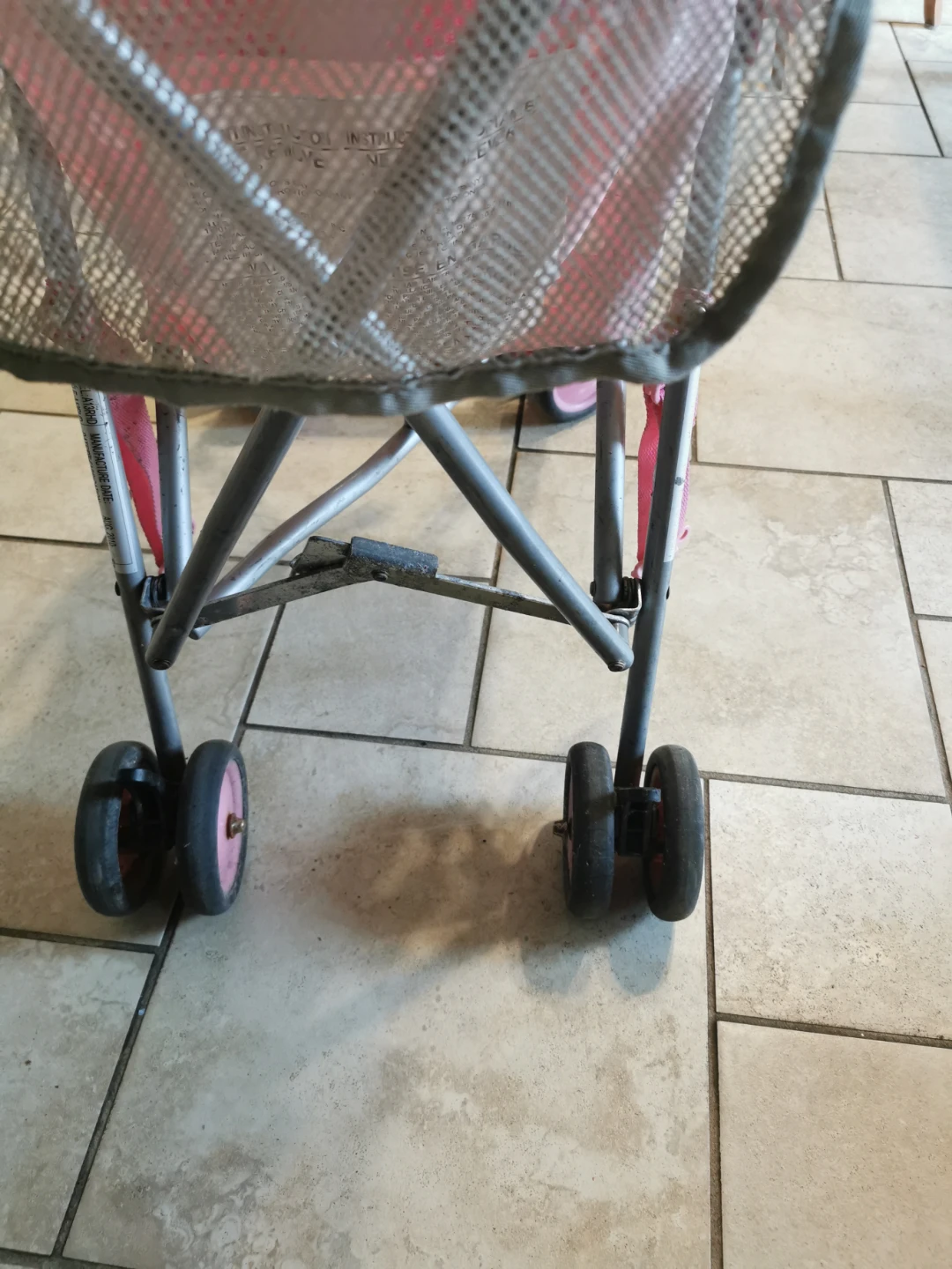 Pink Polka Dot Doll Stroller - photo 3
