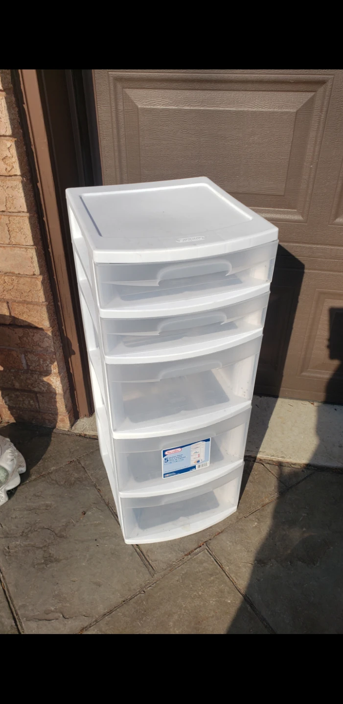 Sterilite 5-Drawer Rolling Storage Organizer