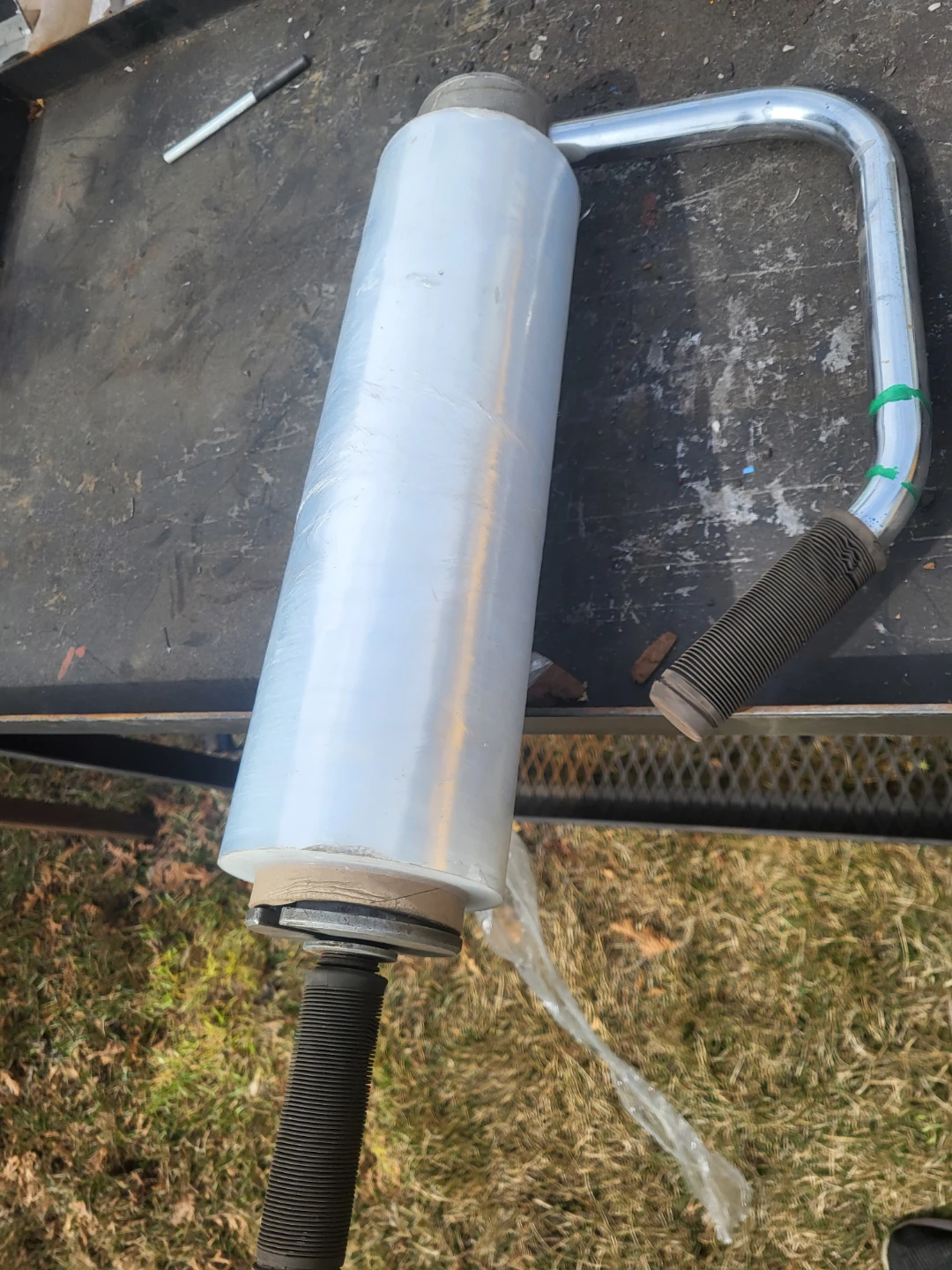 Stretch Wrap Dispenser with Roll - photo 2
