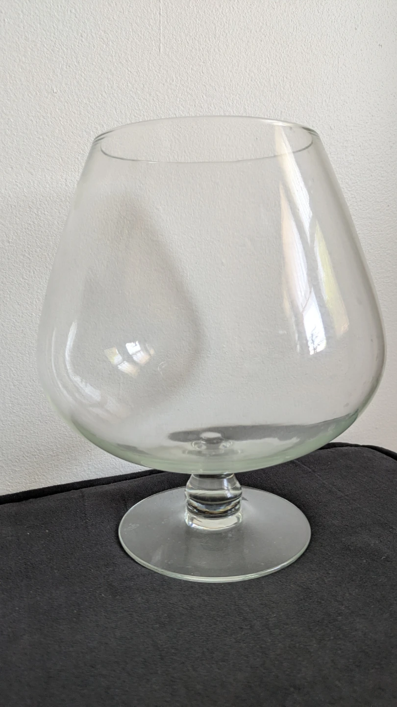 Large  oversized Brandy snifter glass - photo 3
