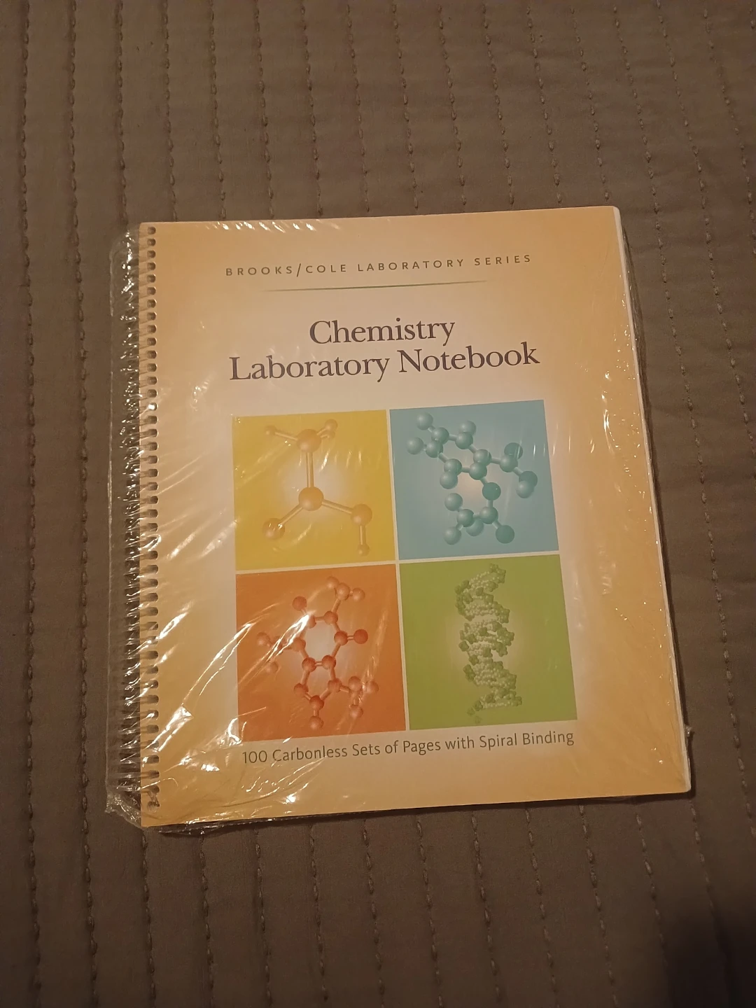 Brooks/Cole Chemistry Laboratory Notebook