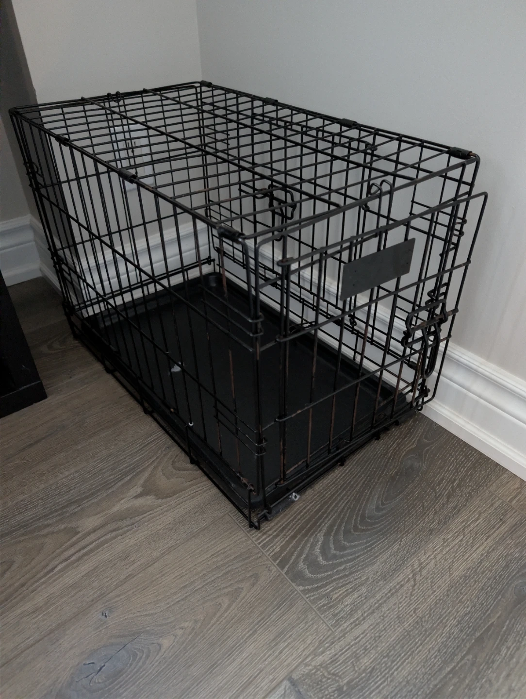 Black Wire Dog Crate